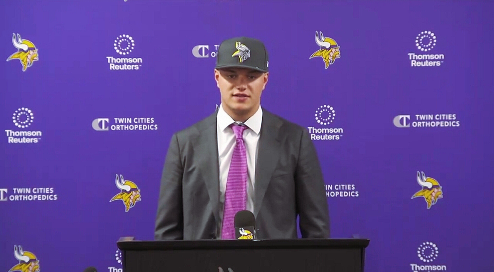 WATCH: Sights And Sounds From JJ McCarthy’s Introductory Press Conference In Minnesota